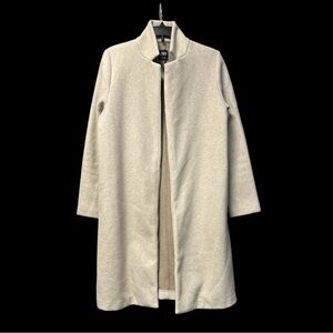 Zara Unisex Open Front Beige Trench Coat Size Medium